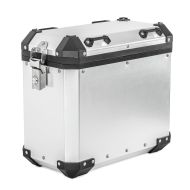 Motorrad Alukoffer Bagtecs GX38 Aluminium Seitenkoffer 38 Liter Universal silber_1