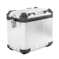 Motorrad Alukoffer Bagtecs GX45 Aluminium Seitenkoffer 45 Liter Universal silber_1