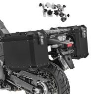 Alukoffer Set für BMW R 100 GS / PD Aluminium Seitenkoffer Bagtecs GX45 schwarz_1