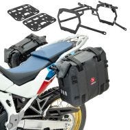 Satteltaschen + Halter für Honda Africa Twin Adventure Sports 1100 20-21 Seitentaschen + Platte Bagtecs XA32_1