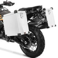 Aluminium panniers set 35L compatible with BMW F 650 / GS / Dakar Bagtecs Namib + kit for pannier rack