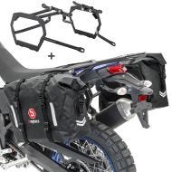 Satteltaschen Set WP8 für KTM 390 Adventure 2020 mit Kofferträger Bagtecs_1