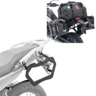 Saddlebag Set WP8 compatible with Honda Transalp 750 23-24 + tail bag and supports Bagtecs
