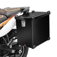 Motorbike Aluminium Side Case Namib 40Ltr Aluminium Case black