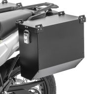 Motorrad Alukoffer Bagtecs Atlas 36Ltr Aluminium Seitenkoffer schwarz_1