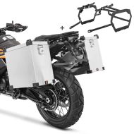 Alu Koffer Set für BMW R 1200 GS 04-12 Namib 35-40 L mit  Kofferträger_1