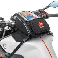 Set: Rucksack HX5 Hecktasche wasserdicht 45Ltr mit Helmhalterung + Tankrucksack MR4 mit Magnet und Riemenbefestigung 9Ltr_1