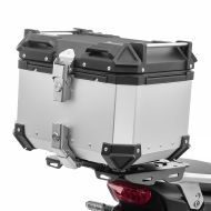 Aluminium top box compatible with BMW R 80 G/S / S 1000 XR Top Case Bagtecs XB35 silver