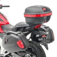 Bagtecs Set SB22 Motorcycle panniers with rack and Top Box universal