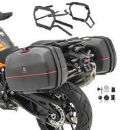 Pannier Set compatible with KTM 790 Adventure / R 19-21 Side cases + pannier rack Bagtecs TB8S