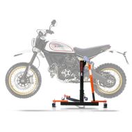 Central Stand compatible with Ducati Scrambler Desert Sled 17-22 orange Paddock Stand ConStands Power-Evo