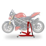 Central Stand compatible with Ducati Streetfighter 09-13 red Paddock Stand ConStands Power-Classic