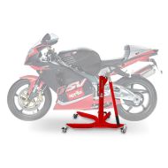 Central Stand compatible with Aprilia RSV Mille 98-03 red Paddock Stand ConStands Power-Classic