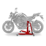Central Stand compatible with Kawasaki Z 750 / R 07-12 red Paddock Stand ConStands Power-Classic
