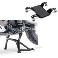 Hauptständer + Rangierhilfe für Suzuki V-Strom 1000 14-19, 1000 XT 14-19 Constands Rangierplatte schwarz_0
