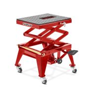 Motocross Scissor Lift compatible with Suzuki DR 650 R / RE MVR ConStands Cross-Lift XL red