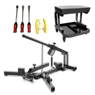 Reifenmontiergerät Set mit Werkstatthocker und Montagewerkzeug ConStands schwarz_1