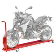 Motorbike Dolly Mover with Wheel Chock ConStands Smart-Mover max 990 lbs red