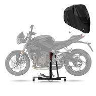 ConStands Zentralständer für Ducati Hypermotard 821 13-15 Power Evo + Abdeckplane_1