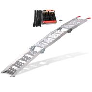 Motorrad Alu Auffahrrampe Spanngurt Set CS3 Alurampe max. 270kg_1