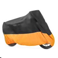 Abdeckplane Harley Street Glide / Special Craftride XXXL schwarz-orange_1
