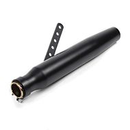 Craftride Exhaust for Cruiser Low Cafe Racer Tapered black CB6728