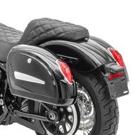 Motorrad Seitenkoffer Set Craftride Michigan Chopper Hartschalenkoffer je 18Ltr in schwarz_1