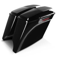Seitenkoffer Stretched für Harley Touring Modelle 94-13 Lautsprecher Craftride Latch Blackk_0