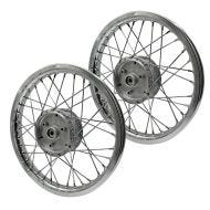 ,Set 2x Spoke wheel rim aluminum 1,,6x16 for Simson S51 S50 S70 Schwalbe KR51 alloy Craftride AF12S,