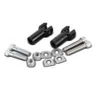 Sozius Fussrasten-Halter für Harley-Davidson Softail 00-06 schwarz Craftride_1