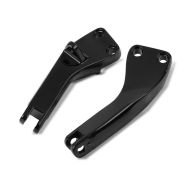 Sozius Fussrasten-Halter für Harley-Davidson Dyna 06-17 schwarz Craftride_1