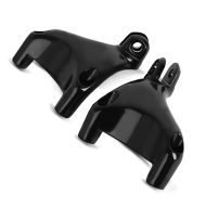 Passagiers voetsteunenset houder voor fits for Harley Davidson Sportster 04-13 zwart Craftride