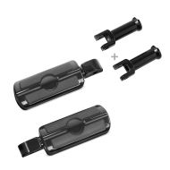 Sozius Fussrasten mit Halter für Harley Softail 18-20 Craftride SF6 schwarz_1
