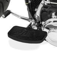 Universal Trittbretter Beifahrer Fussrasten hinten für Cruiser und Chopper Craftride FB3 schwarz_1