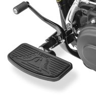 Universal Trittbretter vorne Fussrasten Fahrer für Cruiser und Chopper Craftride FH1 schwarz_1