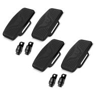Set 2x Trittbretter für Harley Davidson Breakout / 114 vorne hinten Craftride FB4 schwarz_1