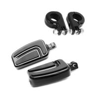 Motorcycle Crash Bar Footpegs with mounting clamp 1.26 inch Set Craftride HC11