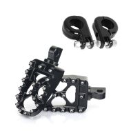 Motorcycle Crash Bar Footpegs with mounting clamp 1.26 inch Set Craftride HC14