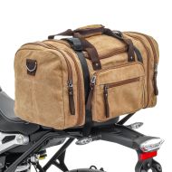 Motorrad Hecktasche Craftride RT4 Canvas inkl. Spanngurte 35Ltr in braun_1
