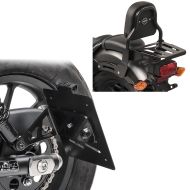 Set Kennzeichenhalter seitlich M + Sissy Bar mit Gepäckträger für Honda Rebel 500 17-21 Craftride SM1_1