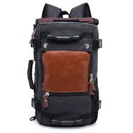 Motorrad Rucksack Canvas Craftride VG6 Vintage Hecktasche 28Ltr Retro schwarz_1