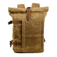 Motorrad Rucksack Canvas Craftride VR2 Vintage Motorradtasche 20Ltr Retro braun_1