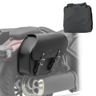 Motorrad Satteltasche rechts Craftride Fargo 13Ltr Seitentasche für Chopper schwarz_1