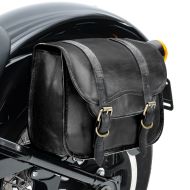 Motorrad Satteltasche Craftride SV1 Vintage Tasche 8Ltr in schwarz_1