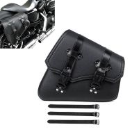 Motorrad Satteltasche für Cruiser und Chopper Seitentasche SB4 rechts schwarz_1