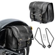 Set 2x Satteltaschen + Halter für Royal Enfield Himalayan / Meteor 350 Craftride SV1 schwarz_1