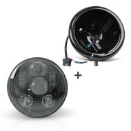 LED Scheinwerfer Set 5,75 Zoll für Harley Davidson Hauptscheinwerfer schwarz Craftride C6_1