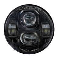 LED Headlight 5.75" Inch fits for Harley Davidson Craftride NL17 Headlamp black