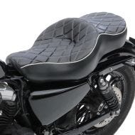Doppel Sitzbank für Harley Davidson Sportster 04-20 Sitz Fahrer Beifahrer DB1 Craftride_0