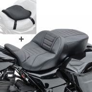 Set SB15 Sitzbank für Harley Davidson Touring 14-20 Craftride TG3 schwarz und Gel Sitzkissen Tourtecs L_1